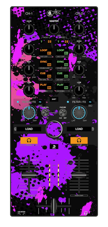 Reloop Mixtour Skin Conflict Purple